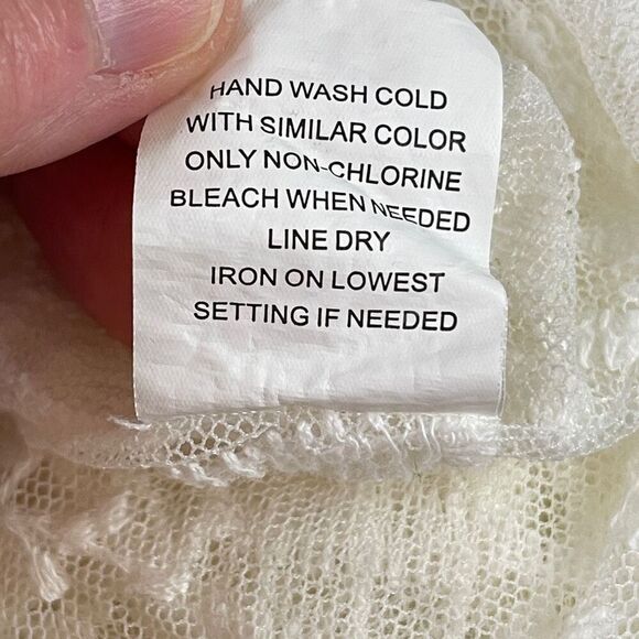 CAL STYLE Boutique Lace Embroidered Kimono, Large - Picture 12 of 13